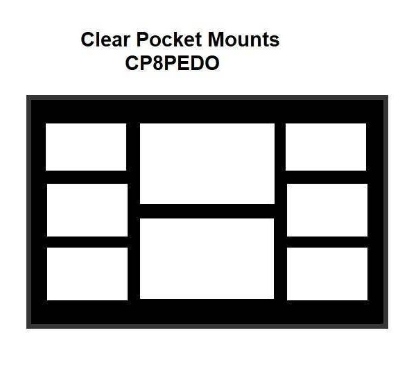 Vinyl Pocket Pedo Film Mounts - Buy 3 Get 1 Free