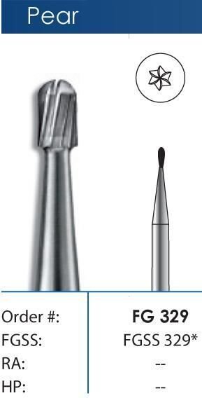 Pear Carbide Burs