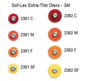 Sof-Lex Extra-Thin Discs - 3M Sof Lex XT Xtra Thin Discs 85/pk (3M) - 3M ESPE