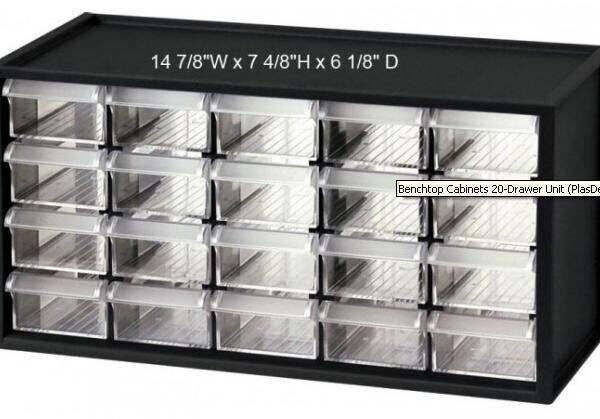 Benchtop Cabinets 20-Drawer Unit - PlasDent