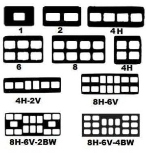 Cardboard X-Ray Film Mounts - Buy 3 Get 1 Free -