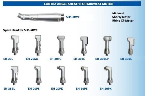 Contra Angle Sheath for Midwest Airmotor Type - Nakamura