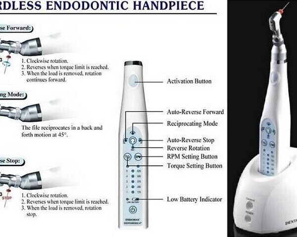 Endomax Cordless Endodontic Handpiece - Dentamerica