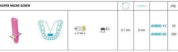 Expansion Super Micro Screw - Leone