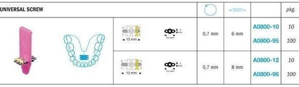 Expansion Universal Screw - Leone