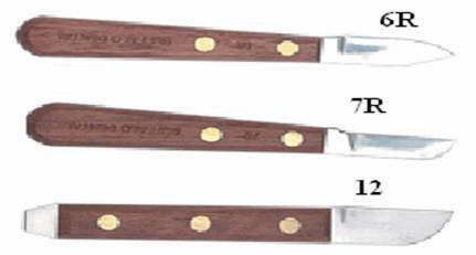 Knives with Rosewood Handles - Buffalo
