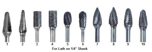 Laboratory Lathe Carbide Burs - DA