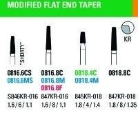 NeoDiamond Modified Taper Flat End Diamond Burs - Microcopy