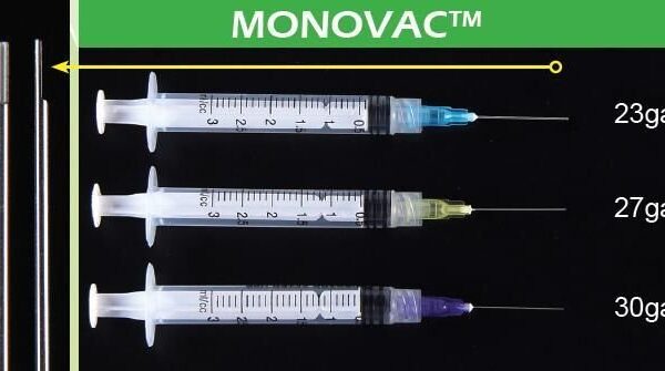 Monovac Irrigation Syringes with Tips