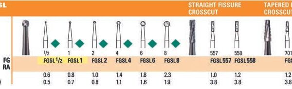 NeoBur FGSL Surgical Carbide Burs - Microcopy