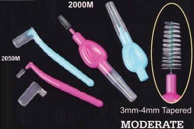 Moderate Interdental Brushes - Plasdent