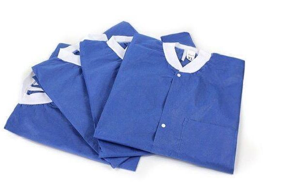 Premium SMS Lab Coats with Knit cuffs and collar