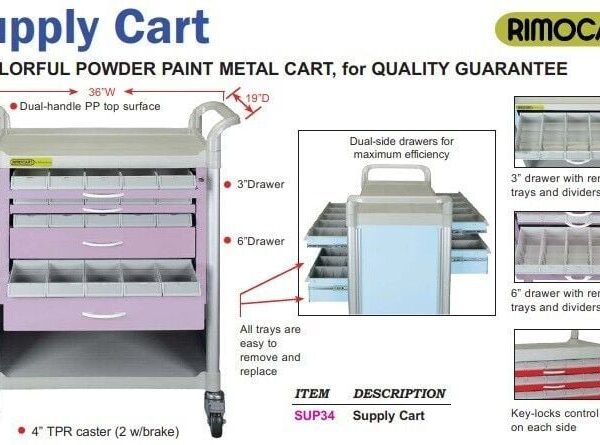 RimoCart Dental Supply Cart