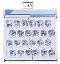 Stainless Steel Primary Molar Crown Kits - DA