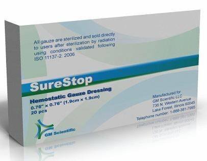 SureStop Hemostatic Dressing - Impact
