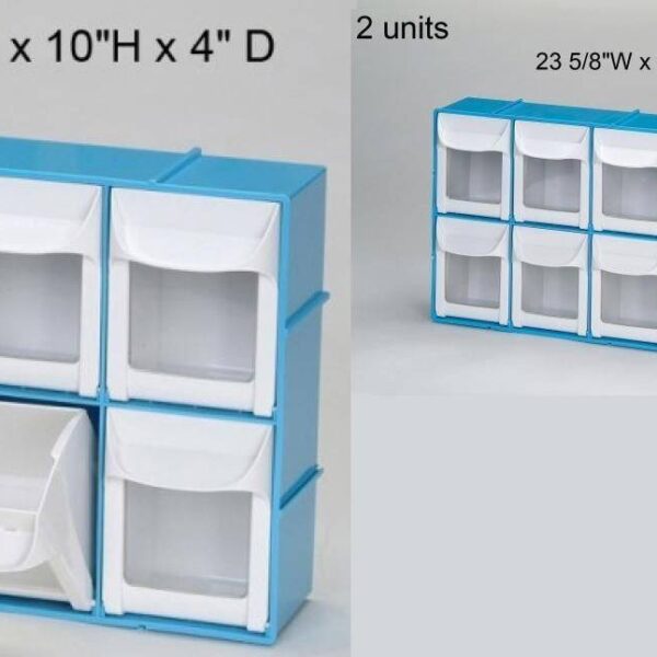 Tilt Bin 6-Bin Unit - PlasDent