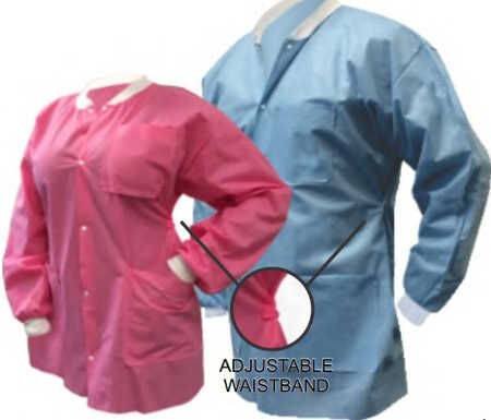 FitMe Lab Coat w Adjustable Waist - Unipack