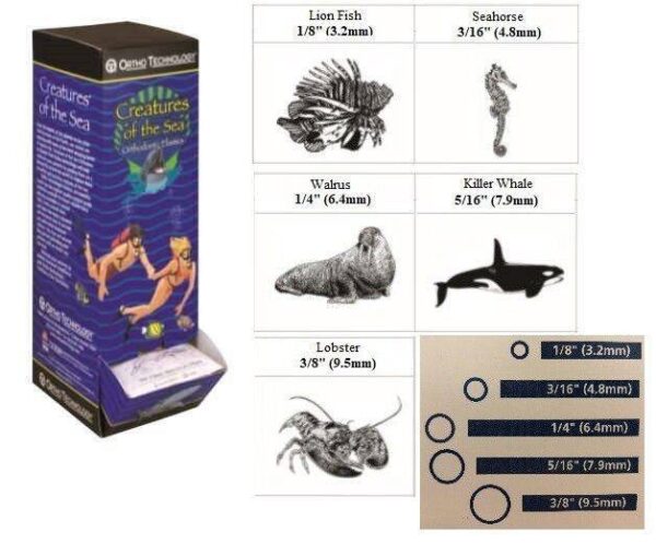 creatures.jpg Creatures Of The Sea Elastics - Light Natural Latex