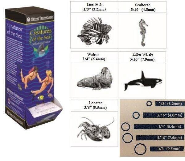 Creatures Of The Sea Elastics - Light Natural Latex