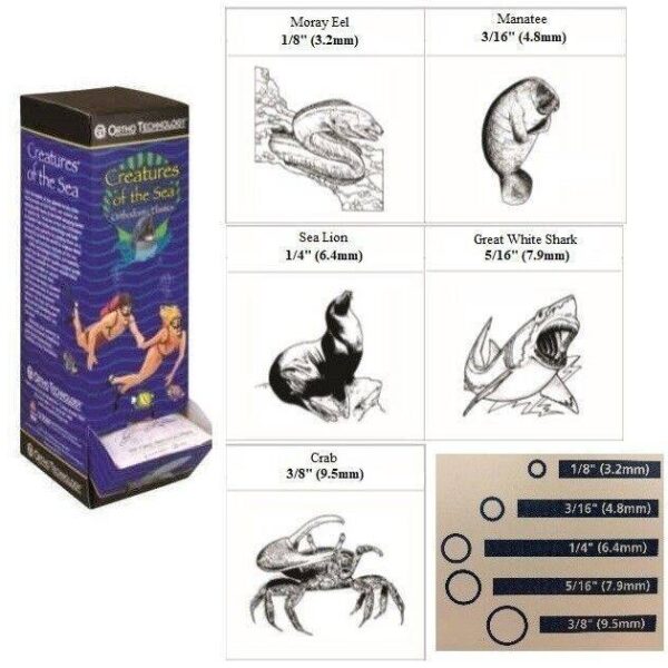 Creatures Of The Sea Elastics - Heavy Non-Latex