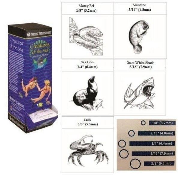 Creatures Of The Sea Elastics - Heavy Natural Latex