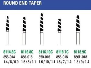 NeoSpiral Round End Taper Spiral Burs - Microcopy