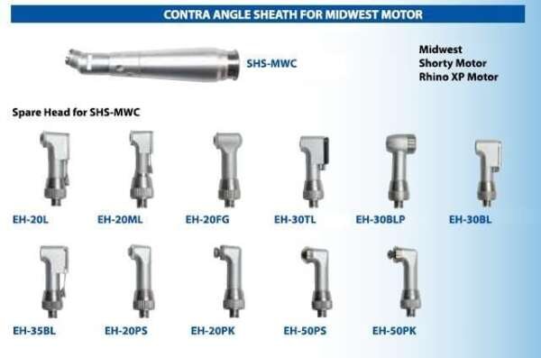 Contra Angle Sheath for Midwest Airmotor Type - Nakamura