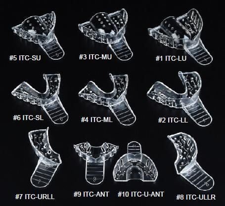 Excellent Crystal Impression Trays - Plasdent