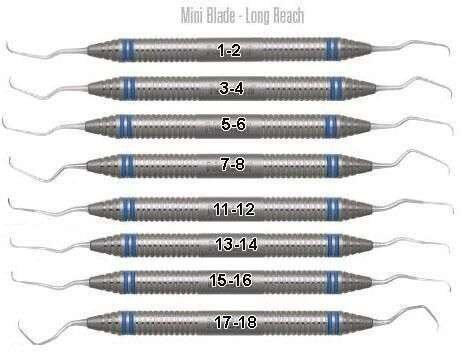 Gracey Curettes - Mini Blade, Long Shank - Nordent
