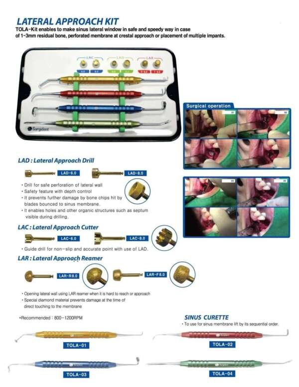 Lateral Approach Kit - Surgident