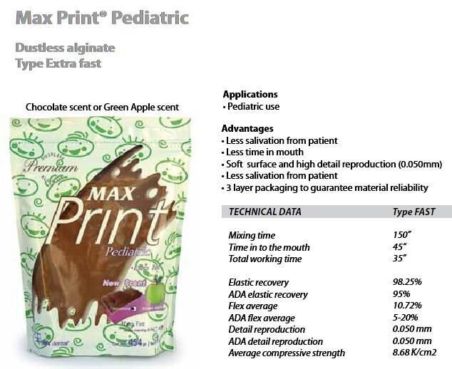 Max Print Pediatric Alginate 1 Max Print Pediatric Alginate