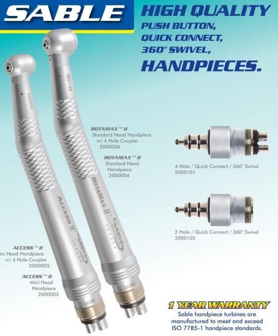Push Button Handpiece - Sable