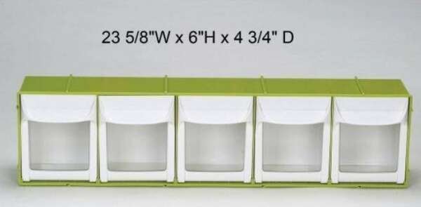 Tilt Bin 5-Bin Unit - PlasDent