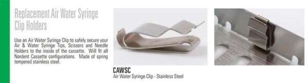 Replacement Air Water Syringe Clip Holder - Nordent